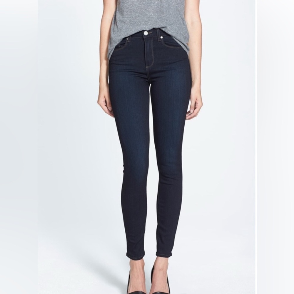 PAIGE Women's Dark Indigo Skinny Jeans